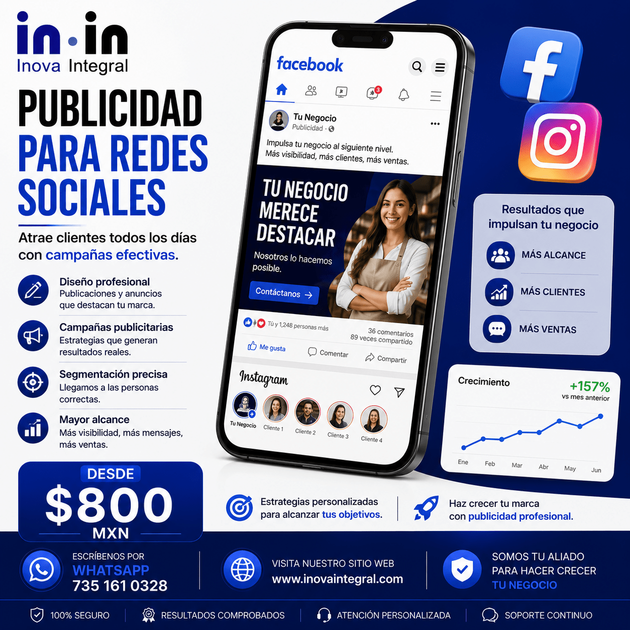 SERVICIO PUBLICIDAD REDES SOCIALES