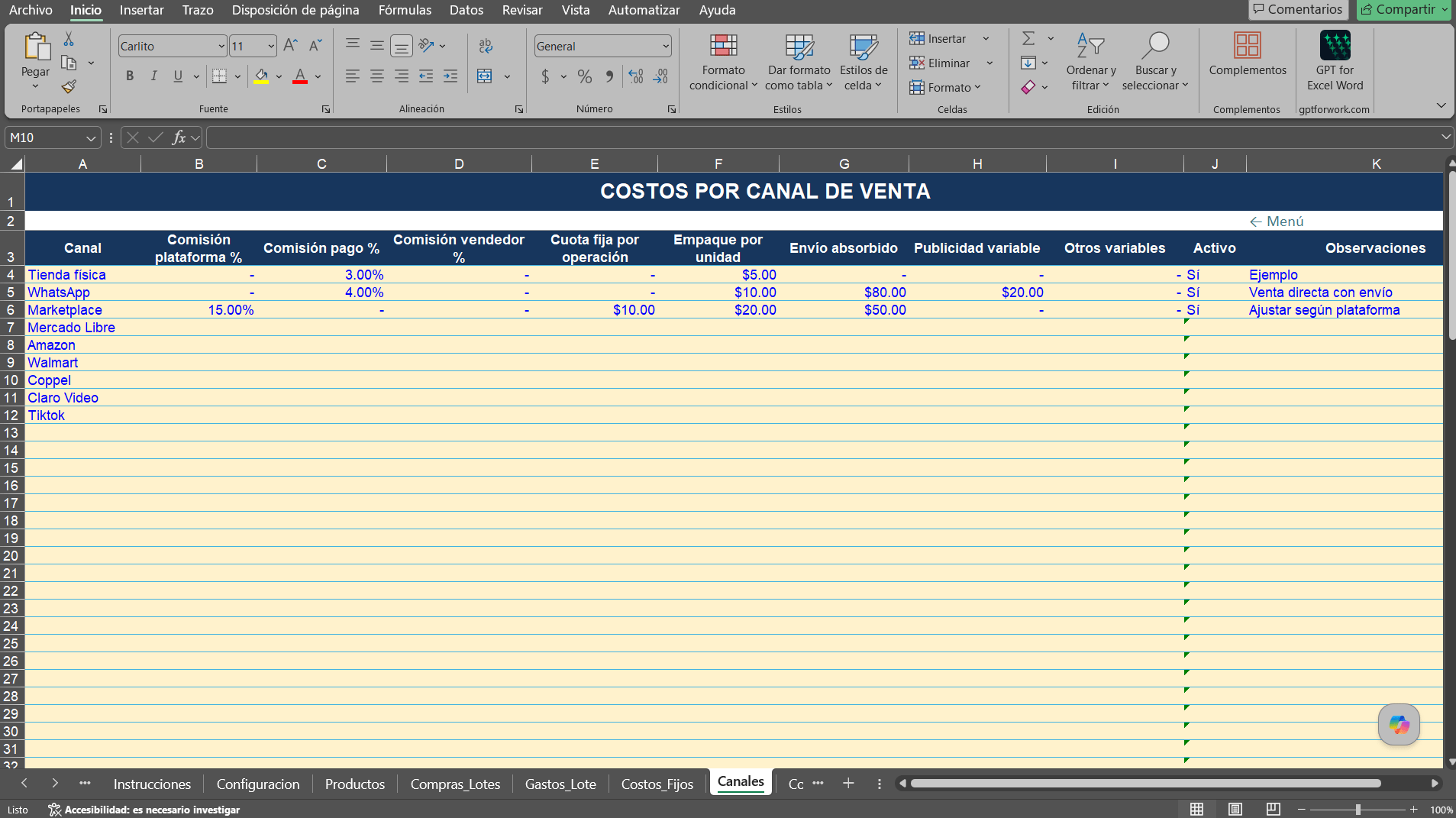 Sistema de Costeo y Rentabilidad 2.0 - Imagen 9