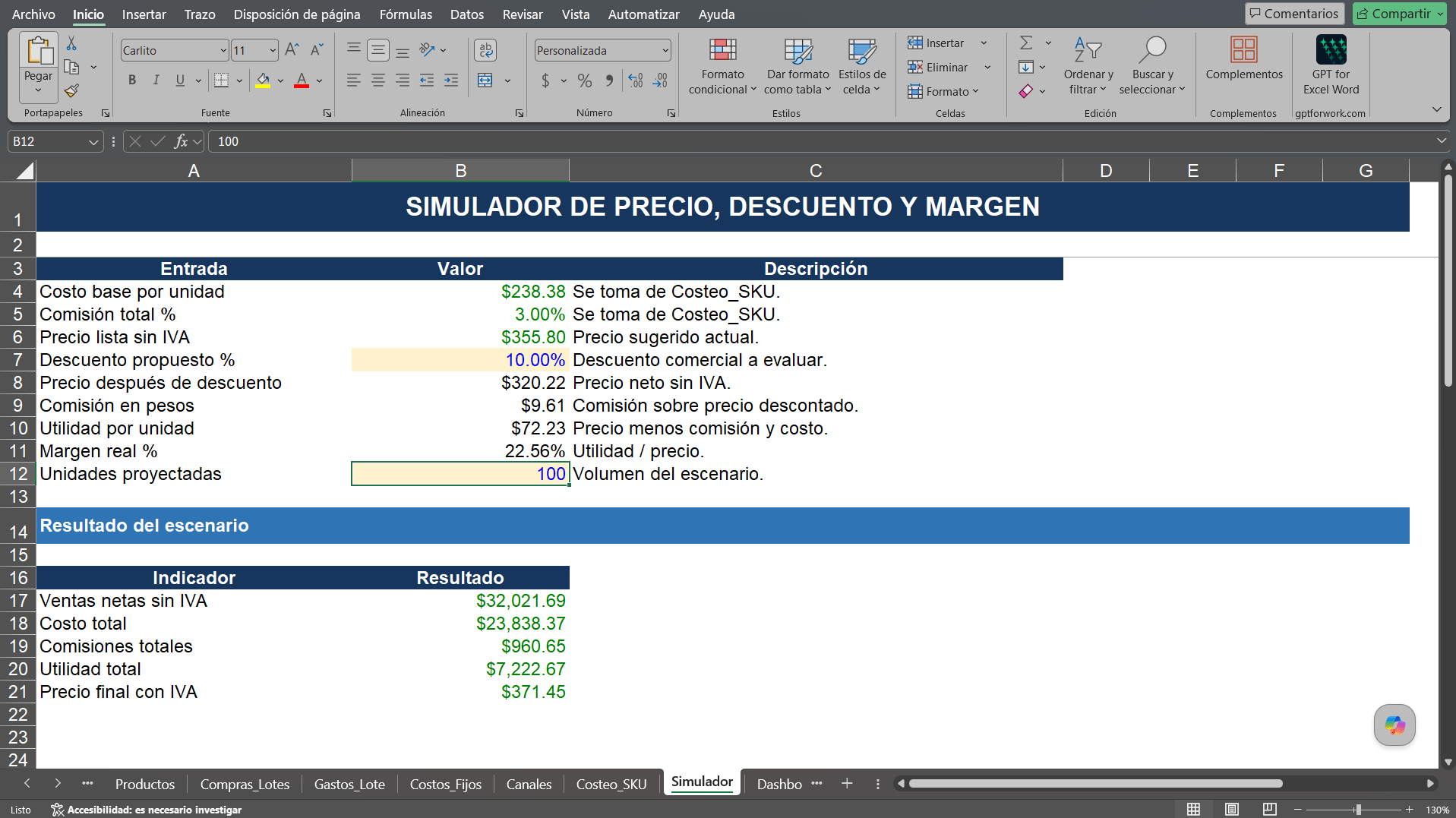 Sistema de Costeo y Rentabilidad 2.0 - Imagen 11